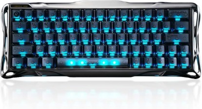 Picture of GravaStar Mercury V60 Pro 60% HE Magnetic Gaming Keyboard, True 8kHz Polling Rate, 0.125ms Latency, Dynamic Rapid Trigger, 0.005mm Adjustable Actuation, Full Aluminum Frame Global Recycled Standard
