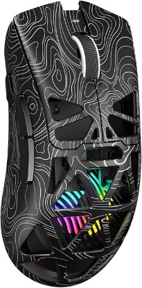 Picture of Aula SC620 Wireless Gaming Mouse, Tri-Mode 2.4GHz/USB-C/BT5.3 Computer Mouse with 12000 DPI, Programmable Macro Gamer Mouse with Rapid Fire Key, RGB Light Gaming Mice for PC/Laptop/Mac
