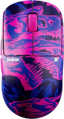 Picture of Pulsar Gaming Gears X2 Crazylight Wireless Gaming Mouse, Mini, PRX Edition | Ultra Lightweight 1.27 oz (36g), Symmetrical, Flat Side, Back-Moderate Hump, Fingertip/Claw Grip, XS-1, 32K DPI, 8K