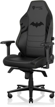 Picture of Secretlab Titan Evo Dark Knight Gaming Chair - Regular, Leatherette, Black | Ergonomic, Lumbar Support, High Back, Reclining, Magnetic Head Pillow, Standard (285 lbs), 4D Armrests, Height Adjustable