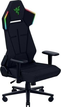 Picture of Razer Soma Chroma Ergonomic Reactive RGB Lighting Gaming Chair | Dual-Density Foam Cushion, Built-In Ergonomic Lumbar Support, Premium Steel Frame, Durable Build, 155 Degree Recline