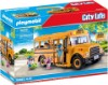 صورة Playmobil School Bus with Accessories and 4 Figures