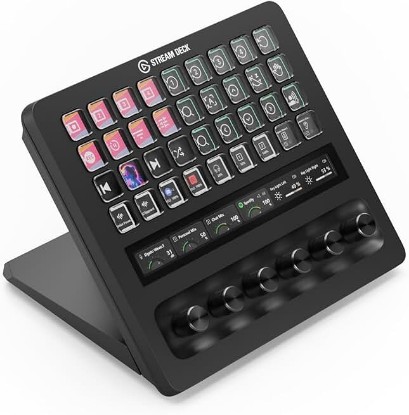 Picture of Elgato Stream Deck + XL Control Platform, Dials, Touch Strip | 36 customizable macro keys, Six multifunction dials, Touch strip display, Hundreds of integrations, USB-C for PC and Mac