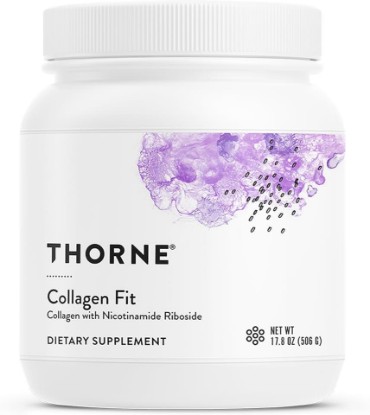 Picture of THORNE Collagen Fit, Grass-Fed Collagen Peptides with NR, 30 Servings | Supports Joint, Muscle, Bone & Skin Health, Nicotinamide Riboside (NR) for NAD+ Support*, Unflavored, NSF Certified for Sport