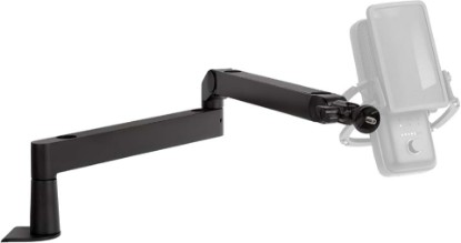 Picture of Elgato Wave Mic Arm Low Profile Microphone Boom Arm | Sits below shoulder line, 360-degree rotation, Magnetic cable channels, All-metal build, Fully adjustable mount