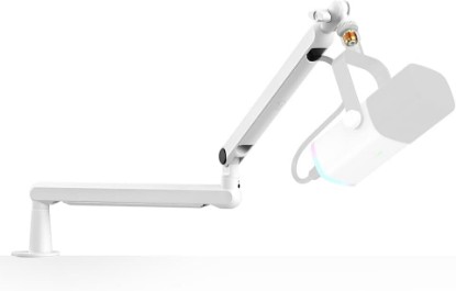 Picture of FIFINE BM88W Low Profile Mic Boom Arm for Podcast Recording Streaming | Metal Microphone Arm Stand, Desk Mount, Cable Channels Management, for Gaming Home Office Studio Global Recycled Standard