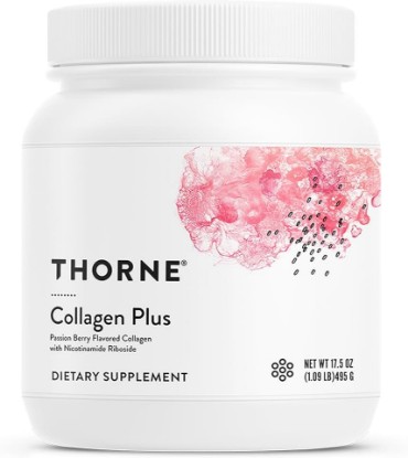 Picture of THORNE Collagen Plus, Collagen Peptides with NR & Ceramides, 30 Servings | Supports Skin Hydration, Elasticity & Texture, Reduces Fine Lines & Wrinkles*, Polyphenol Blend, NSF Contents Certified