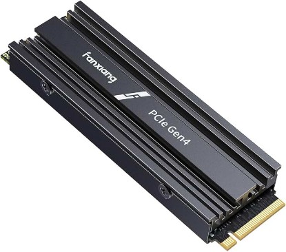 Picture of fanxiang 2TB NVMe Internal Gaming SSD for PS5 with Heatsink, Up to 7100MB/s M.2 SSD PCIe Gen 4 SSD Storage Expansion Compatible with PS5, Internal Solid State Drive for Gamers, Professionals, Creators