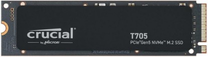 Picture of Crucial T705 PCIe Gen5 NVMe 2TB SSD, Up to 14,500MB/s, TLC NAND, Intel & Ryzen Compatible, for Hardcore Gaming & High-Speed Storage, Solid State Drive, Includes 1Mo Adobe CC – CT2000T705SSD3 Global Recycled Standard