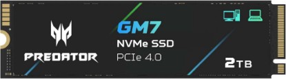 Picture of Acer Predator GM7 2TB SSD: M.2 2280 PCIe Gen 4 x4 NVMe 2.0, Read Speed Up to 7400 MB/s, Internal PC Solid State Drive for Laptop, Desktop and PS5 - BL.9BWWR.119