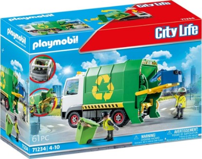 Picture of Playmobil Recycling Truck with Accessories and 2 Figures