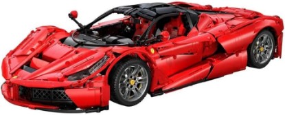 Picture of CaDA Master C61505W LaFer Supercar Building Set, 1:8 Scale Sports Car Building Blocks Kit for Adults, Collectible Motorsport MOC Car Toy Gift for Men Teens - 4739 Pcs