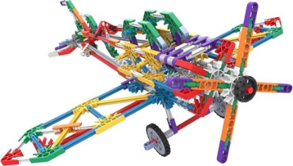 Picture of Basic Fun K'NEX | Motorised Creations Building Set | 3D Educational Toys for Kids, 325 Piece Stem Learning Kit, Engineering for Kids, 25 Model Building Construction Toy for Children Ages 7 85049