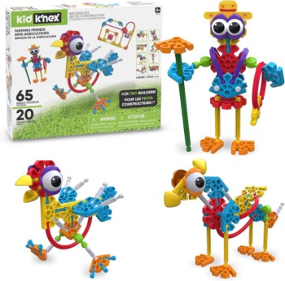 Picture of Kid K'NEX - Farmin' Friends Set‚ 65 Pieces, STEM Building, Creative Construction Play‚ Ages 3+