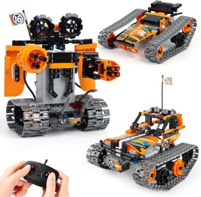 Picture of Building Toys STEM Robot Kit for Kids Ages 8-12, Remote Control Erector Sets Engineering Robotics Kits, Educational Birthday Gift for Boys & Girls 5-7 9 10 11 13 14+ Year Old | Educational Birthday Gifts for Boys Age 8-13, Engineering Robotics Kits for Boy 7 9 10 11+ Year Old