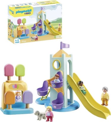 Picture of Playmobil 1.2.3: Adventure Tower with Ice Cream Booth