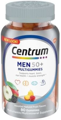 Picture of Centrum Multivitamin Gummy for Men - 50 Plus, Assorted Fruit, 80 ct