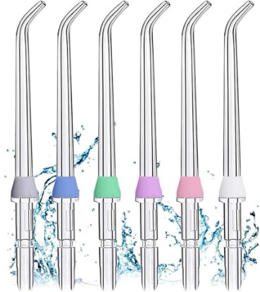 Picture of Water Flosser Replacement Tips for Waterpik,Water Flosser Replacement Heads | 6 Classic Jet Tips