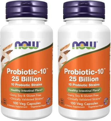 Picture of NOW Foods Probiotic-10 25 Billion, 100 Count (Pack of 2)