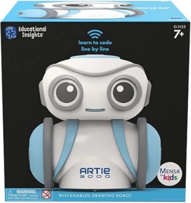 Picture of Educational Insights Artie 3000 the Coding & Drawing Robot - STEM Robot Toys & Coding for Kids, Learn Programming and Robotics, Programmable Interactive Toy for Boys and Girls Ages 7+