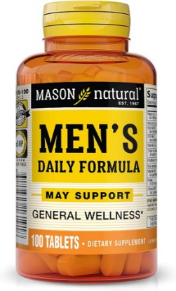 Picture of MASON NATURAL Mens Daily Formula Equivalent to One a Day Mens Brand Tablets - 100 ea