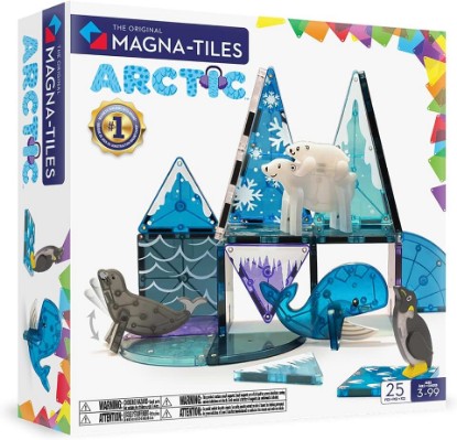 Picture of MAGNA-TILES Arctic Animals 25-Piece Magnetic Construction Set, The ORIGINAL Magnetic Building Brand