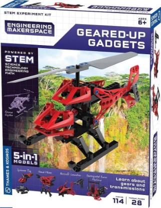Picture of Thames & Kosmos Engineering Makerspace Geared-Up Gadgets Science Experiment Kit
