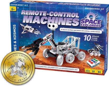 Picture of Thames & Kosmos Remote-Control Machines: Space Explorers | Science & Engineering Stem Experiment Kit | Build 10 Real Working Models | Parents' Choice Gold Award Winner