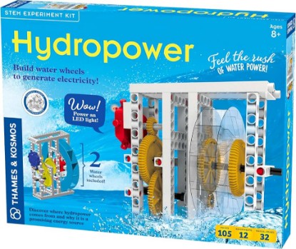 Picture of Thames & Kosmos Hydropower Science Kit | 12 Stem Experiments | Learn About Alternative & Renewable Energy, Environmental Science | Parents' Choice Recommended Award Winner
