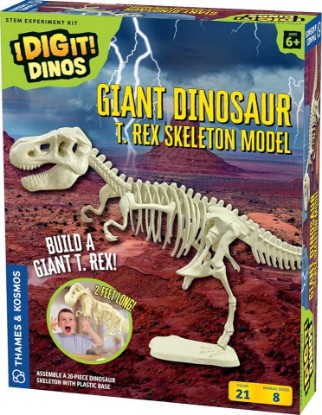Picture of Thames & Kosmos Giant Dinosaur: T. Rex Skeleton Model | STEM Activity | Build a 26-in Long T. Rex Skeleton | Explore Paleontology & Learn Fun Dino Facts | Includes Manual with Step-by-Step Assembly