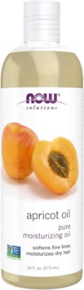 Picture of NOW Foods Solutions, Apricot Kernel Oil, Hair Moisturizer, Rejuvenating Skin Oil, Softens Fine Lines, 16-Ounce