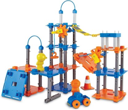 Picture of Learning Resources City Engineering & Design Building Set | Preschool Building Toys, STEM Toys for 5 Year Old, Kids Engineering Kit, STEM Gifts for Kids