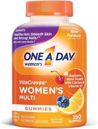 Picture of ONE A DAY Women’s Multivitamin, Supplement with Vitamins A, C, E, B1, B2, B6, B12, Biotin, Calcium and Vitamin D, 150 count