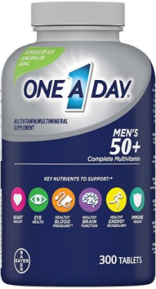 Picture of ONE A DAY Men's 50 Plus Advantage Multi-Vitamins, SPECIALPack of 300 Count