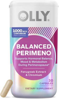 Picture of OLLY Balanced Perimenopause, 500 mg FenuSMART® Fenugreek Extract - 30 Count