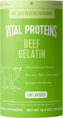 Picture of Vital Proteins Beef Gelatin Powder - Grass-Fed 16.4 oz | Grass-Fed Beef Gelatin, Supports Culinary & Baking Applications, Unflavored, 23 Servings