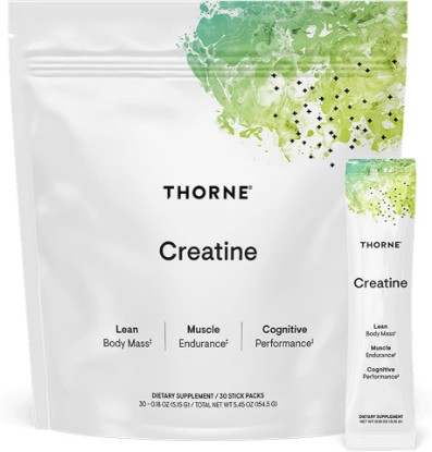 Picture of THORNE Creatine, Micronized Creatine Monohydrate Powder, 30 Servings | Supports Lean Muscle Mass, Endurance & Cognitive Function*, Unflavored, 5 g per Serving, NSF Certified for Sport