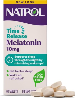 Picture of Natrol Advanced Sleep Melatonin Tablets, Maximum Strength 10 mg 60 ea ( Pack of 2)