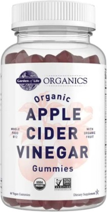 Picture of Garden of Life Organics Apple Cider Vinegar Gummies with Vitamin B12 – Organic ACV Gummy Vitamins, Vegan, Gluten-Free, Non-GMO, 60 Gummies | Vitamin B12 - Organic ACV Gummy Vitamins, Vegan, Gluten-Free, Non-GMO USDA Organic