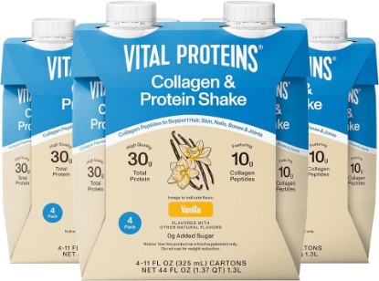 Picture of Vital Proteins Vanilla Collagen & Protein Shake, 12 Count | 30g Total Protein Including 10g Collagen Peptides
