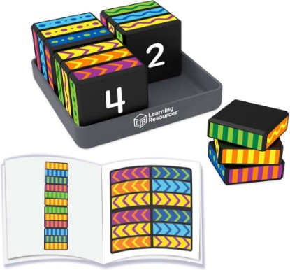 Picture of Learning Resources Brainometry Cubed | 3D Brain Teaser Puzzles, Fidget Puzzle Game for Kids, Educational Games, Problem Solving Toys, Fidget Cube