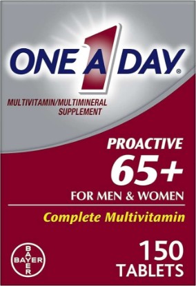 Picture of ONE A DAY Proactive 65 Plus Multivitamins for Men and Women, 150 Tablets (Pack of 2) by One-A-Day