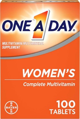 Picture of ONE A DAY Women?s Multivitamin, Supplement with Vitamin A, C, D and E Plus Zinc for Immune Health Support, B12, Biotin, Calcium & More, Tablet, 100 Count