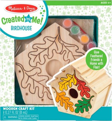 Picture of Melissa & Doug Created by Me! Birdhouse Build-Your-Own Wooden Craft Kit