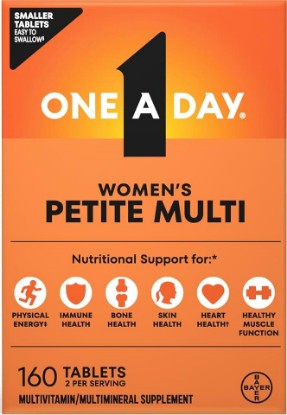 Picture of ONE A DAY Women’s Petites Multivitamin,Supplement with Vitamin A, C, D, E and Zinc for Immune Health Support, B Vitamins, Biotin, Folate (as folic acid) & more,Tablet, 160 count