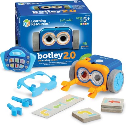 Picture of Learning Resources Botley 2.0 The Coding Robot | Robot Toy Gift Set, No-Screen Coding for Kids 5-7, STEM Robotics Kit for Beginners, Early Programming for Boys and Girls