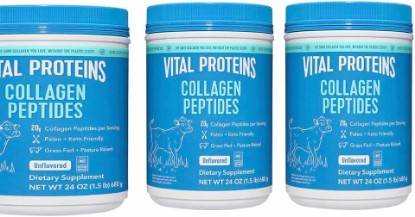 Picture of Vital Proteins Collagen Peptides Powder, Promotes Hair, Nail, Skin, Bone and Joint Health, Zero Sugar, Unflavored 24OZ (3)