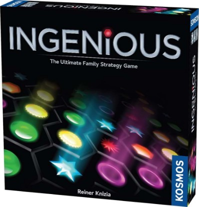 Picture of Thames & Kosmos Ingenious | Ultimate Family Strategy Game | 1 – 4 Players | Spiel Des Jahres-Nominated | Fun Abstract Tile Laying | Winner Golden Geek Award, Red, Standard (696116)