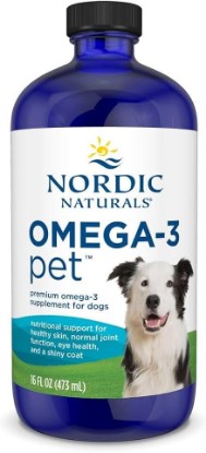 Picture of Nordic Naturals Omega-3 Pet, 1380mg Fish Oil for Dogs w/EPA DHA - 16oz | Delivers 1380 mg of omega-3s per teaspoon with EPA and DHA to support heart health, immunity, and overall vitality in dogs