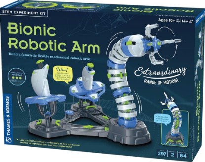 Picture of Thames & Kosmos Bionic Robotic Arm STEM Experiment Kit, Toy of The Year Finalist, Build a Mechanical Arm, No Batteries/Motors Required | Innovative System | Ages 10+ with Help, 14+ Independent Play